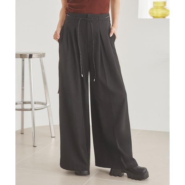 パンツ inverted pleats waide pants /インバーテッドプリーツワイドパンツ...
