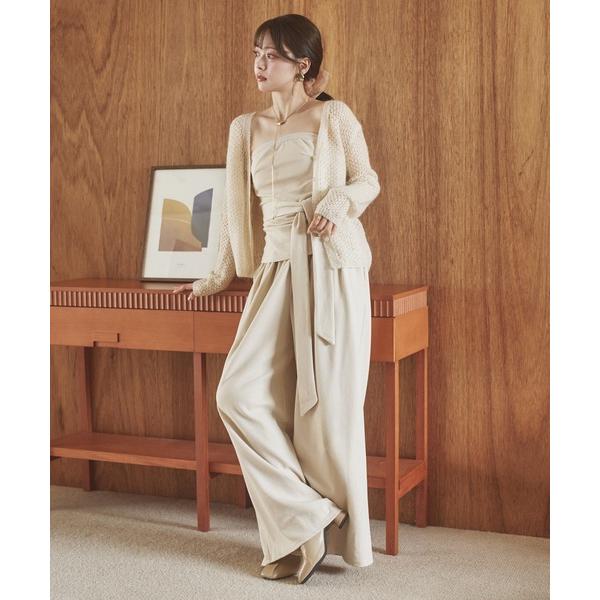 セットアップ belt ribbon bustier set up /ベルトリボンビスチェセットアッ...