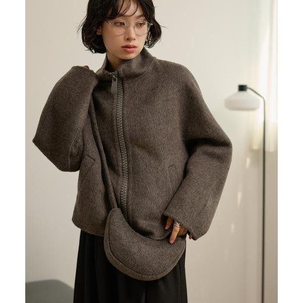 ブルゾン アウター double pocket zip up short blouson /ダブルポ...