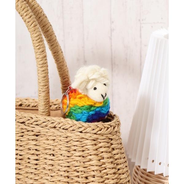 チャーム レインボーひつじさんチャーム レディース