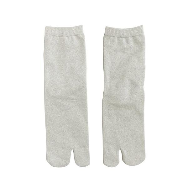 靴下 足袋ソックス  カラー無地 レディース