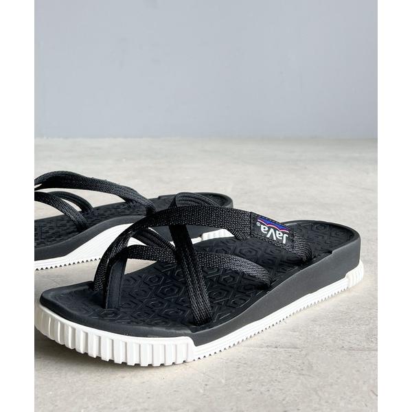 「Java」 サンダル 27.0cm ブラック×ホワイト メンズ
