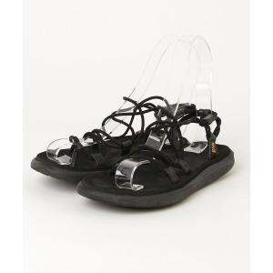 「Teva」 フラットサンダル 6 ブラック レディース