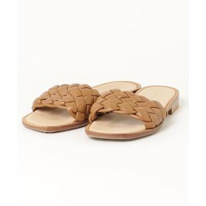 「MAURO de BARI」 フラットサンダル 36 ベージュ レディース