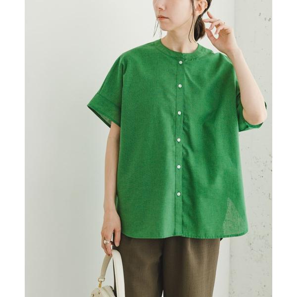 「ITEMS URBANRESEARCH」 半袖シャツ FREE グリーン レディース