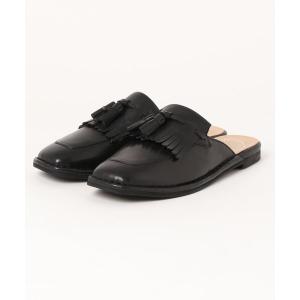 「Piedi Nudi」 フラットサンダル 23.5cm ブラック レディース