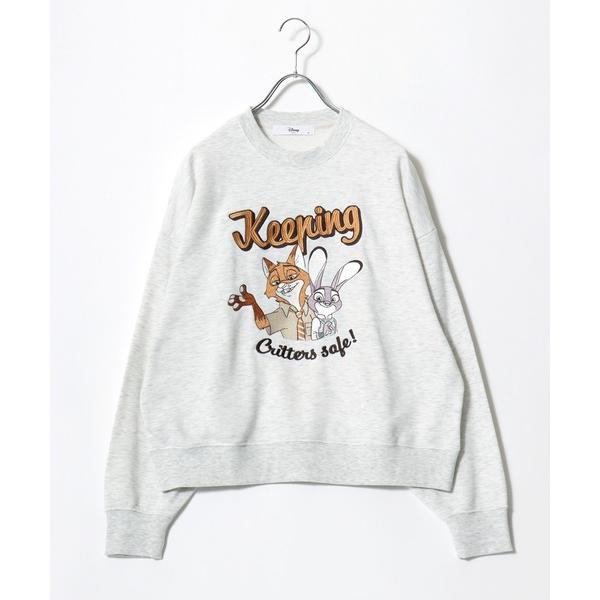 トレーナー スウェット Disney（ディズニー）キャラクター刺繍スウェットトレーナー/ズートピア（...