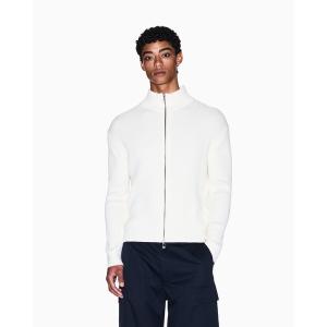 カーディガン 「A|X アルマーニ エクスチェンジ」ジップアップニットカーディガン メンズ