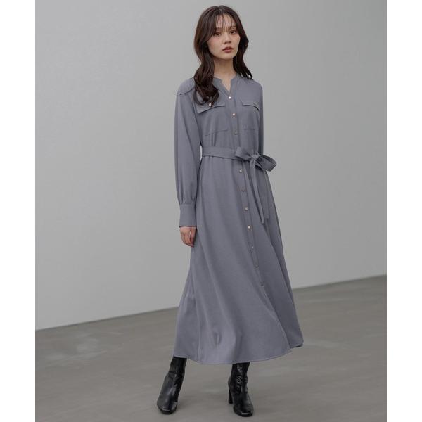 ワンピース 「WEB限定」キンボタンサファリワンピース601751