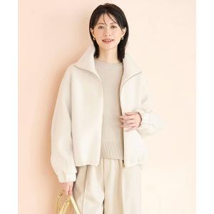 UNFILO アンフィーロ ウールミルド ZIPニットブルゾン 黒 M UNFILO（アンフィーロ） ブルゾン アウター ウールミルド ZIPニット