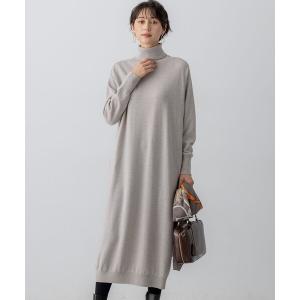 23区（ニジュウサンク） ワンピース カシミヤブレンド タートルネック