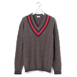 セーター ニット 「UNISEX」チルデンVネック ニット メンズ