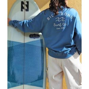 トレーナー スウェット 「BILLABONG/ビラボン」24AW SOFT CLEAN ARCH LOGO/バックプリントスウェットトレーナー レディ