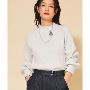 ニット セーター 「COLLECTION LINE」フリルラメニット レディース