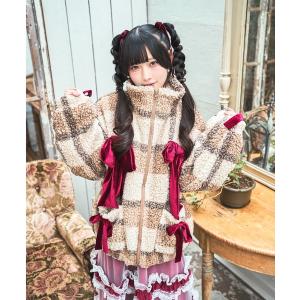 ブルゾン アウター 「クティールとレトロ」ベロアリボンアソートボアブルゾン レディース