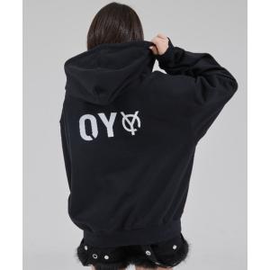 パーカー 「OY/オーワイ」METAL LOGO HOODIE ZIP UP/メタルロゴジップアップパーカー レディース メンズ