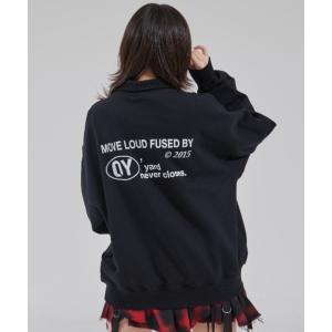 トレーナー スウェット 「OY/オーワイ」LOGO ZIPPER SWEATSHIRT/ロゴ ジッパー スウェットシャツ レディース メンズ