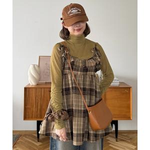 チュニック ちょこび - チェックキャミチュニック made in INTER FACTORY