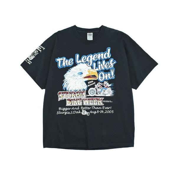 tシャツ 「USED」Y2K DELTA “STURGIS BIKE WEEK” バイク Tシャツ ...