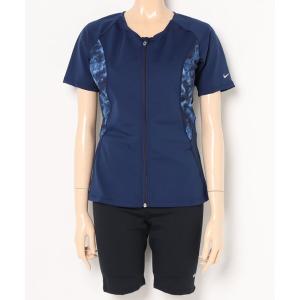 ナイキ nike 水着 ナイキ FA25ジップ付き半袖セパレーツ レディース