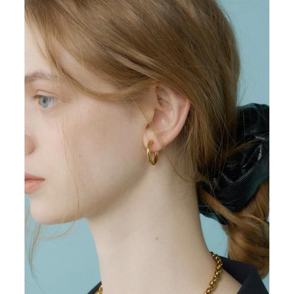 イヤリング 「Su1.」「金属アレルギー対応」「ステンレス」ミニマルフープイヤリング レディース メ...