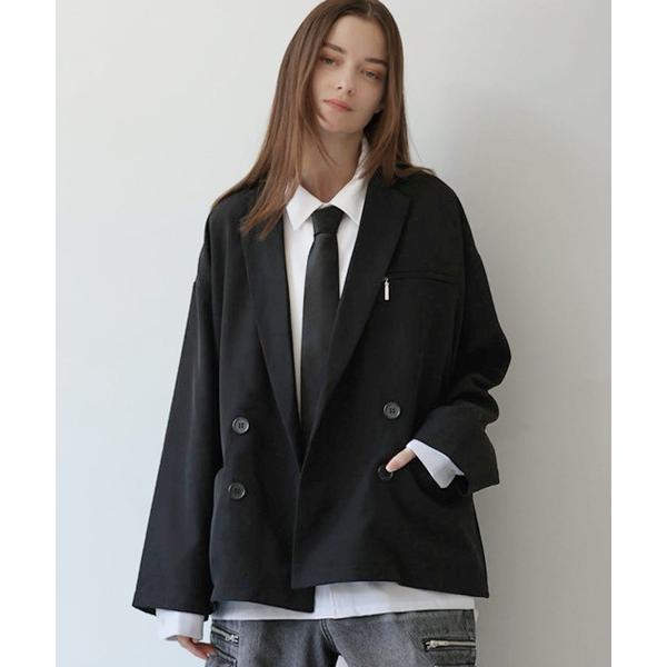 ジャケット テーラードジャケット 「セットアップ可」TRダブルテーラードジャケット メンズ レディー...