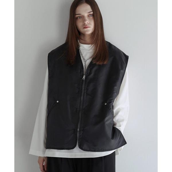 ベスト ジレ キルティングリバーシブルベスト メンズ レディース