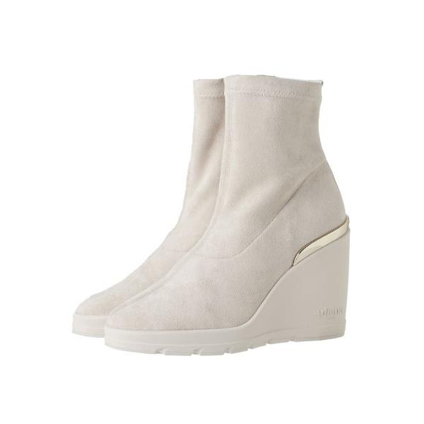 ブーツ 「軽量」ストレッチショートブーツ 9cm レディース