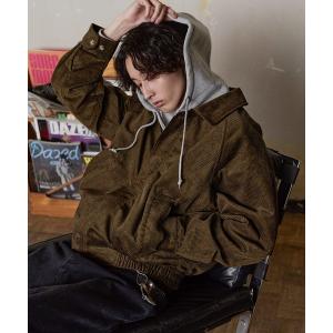 ブルゾン アウター リラクシー スタンドネック コーデュロイ ブルゾン / スイングトップ メンズ