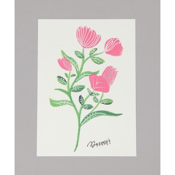文房具 FLOWER CARD ピンク/600714
