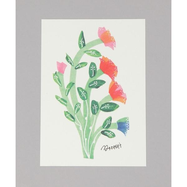 文房具 FLOWER CARD レッド / 600713