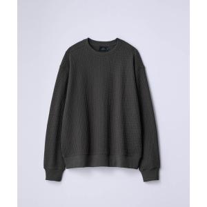 tシャツ 「SLICK/スリック」Big Waffle Pullover/ビッグワッフルプルオーバー / サーマル Tシャツ メンズ レディース