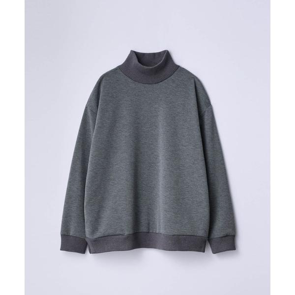 tシャツ 「SLICK/スリック」T/R Ponte Knit Ribbed Turtleneck/...