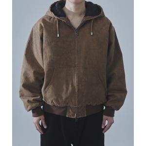 コート ジャケット 「SLICK/スリック」Pigment Dye Padding Zip Parka/ピグメントダイパディングジップパーカー/ セッ