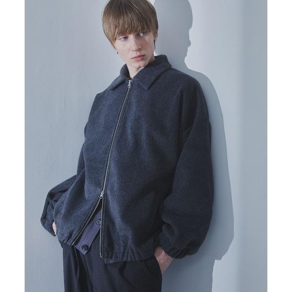 ブルゾン アウター 「SLICK/スリック」Shaggy Melton Zip Up Blouson...