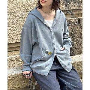 セーター ニット スウェットライクニットジップパーカー メンズ レディース