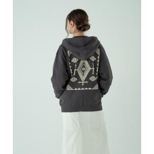パーカー バックプリント・ジップアップフーディ メンズ レディース