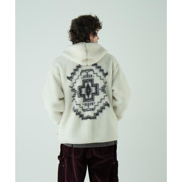 パーカー ジャガードジップフーディ メンズ レディース