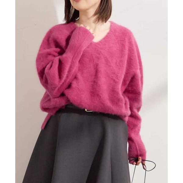 ニット セーター 「追加2」FOX CASHMERE Vネックプルオーバー レディース