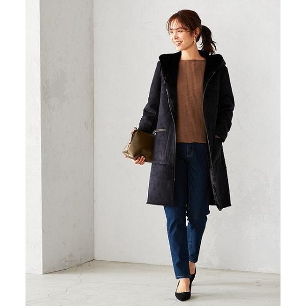 「COMME CA ISM」 コート SMALL ブラック レディース