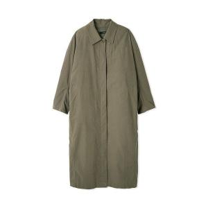 ステンカラーコート コート ロングステンカラーコート レディース