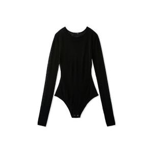 ニット セーター シアーニットボディースーツ レディース