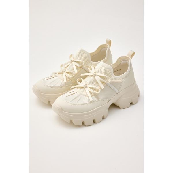 スニーカー ホーミーリボンボリュームスニーカー レディース