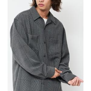 シャツ FREAK’S STORE/フリークスストア ルーズフィット ロングスリーブ ワークシャツブルゾン「セットアップ対応」 メンズ