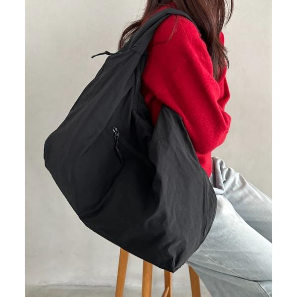 トートバッグ 「A4収納大容量」多ポケット付きナイロントートバッグ レディース