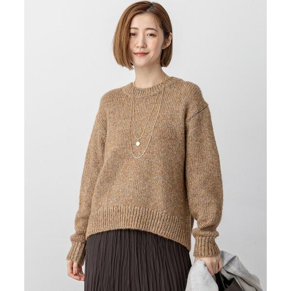 ニット セーター 「洗える」マーブルルレックスリリー バルキーニット レディース