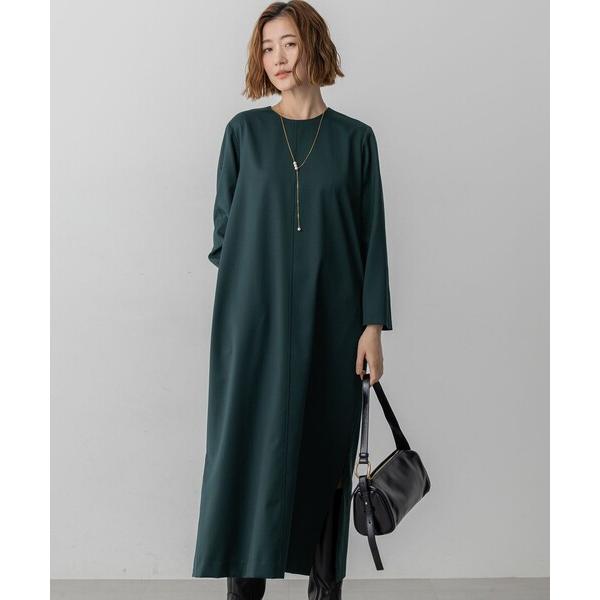 ワンピース メリノウールサテン ワンピース