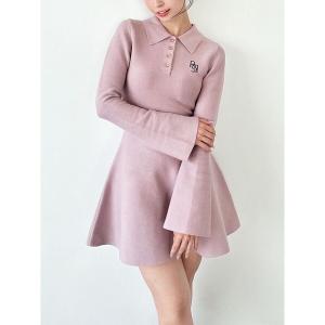 ワンピース dazzlin dazzlin（ダズリン） 7分袖ワンピース FREE グレー レディース