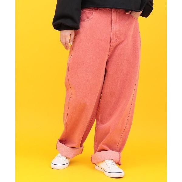 ジーンズ デニム デニムパンツ Orale! カラーバレルパンツ レディース