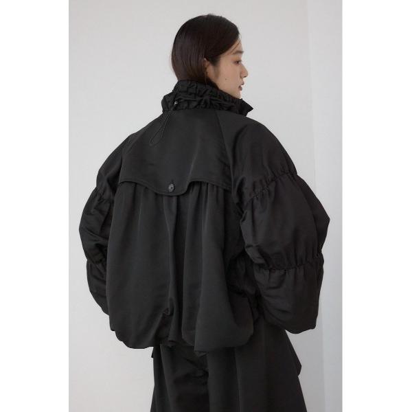 ブルゾン アウター 「PLUS」ギャザーバルーンブルゾン レディース